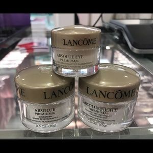 Set Lancome absolue eye + day cream + night cream